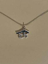 Load image into Gallery viewer, Silver Eye of Horus Necklace