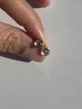 Load image into Gallery viewer, Sparkling White Sapphire Earrings