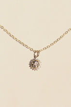 Load image into Gallery viewer, Gold Solar Plexus Chakra Sunburst Necklace "Inner Sun"